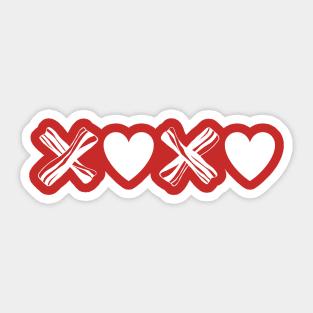 BACON XOXO Sticker